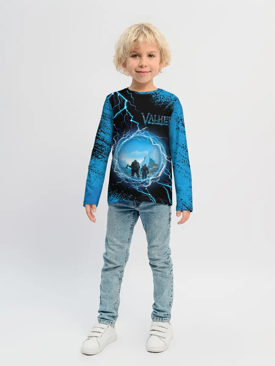 Детский лонгслив / Valheim | Вальхейм