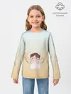 Детский лонгслив / акварельный ангелок