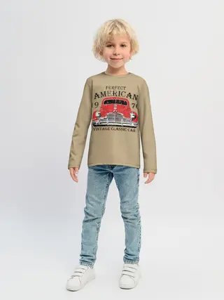 Детский лонгслив / AMERICAN CAR
