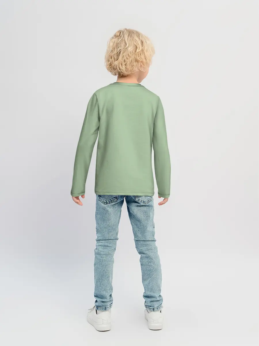 Детский лонгслив / Muscle car