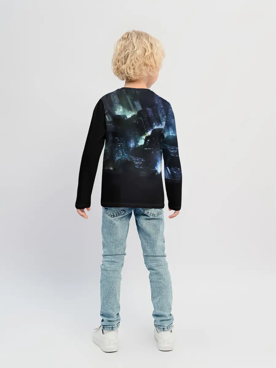 Детский лонгслив / Токийский гуль ночной город