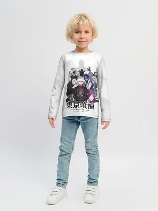 Детский лонгслив / Канеки Кен и другие персонажи