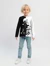 Детский лонгслив / Токийский гуль черно белый Кен
