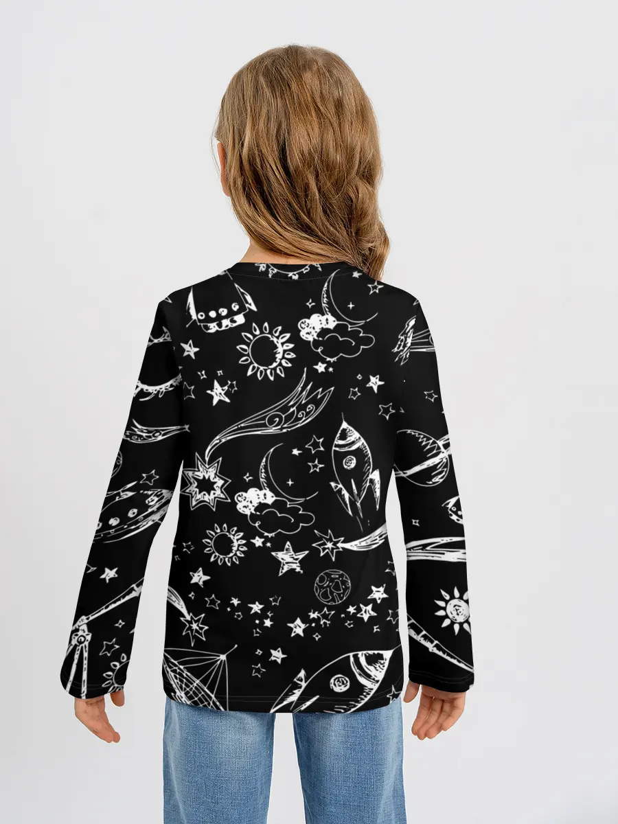 Детский лонгслив / Юля | Просто Космос