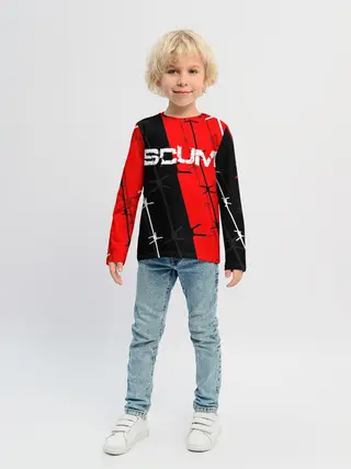 Детский лонгслив / SCUM