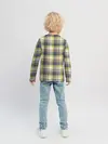Детский лонгслив / Текстура в клетку