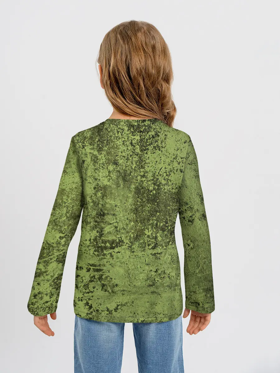 Детский лонгслив / Динозавр из груди | Dino