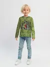 Детский лонгслив / Динозавр из груди | Dino