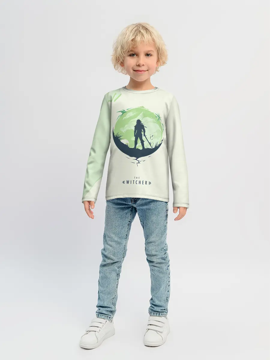 Детский лонгслив / Школа волка