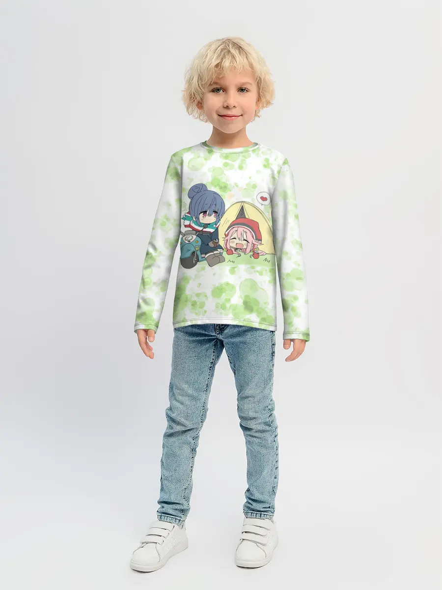 Детский лонгслив / Лагерь на воздухе