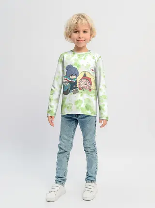 Детский лонгслив / Лагерь на воздухе