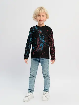 Детский лонгслив / Space Dank