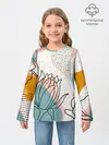 Детский лонгслив / Цветы