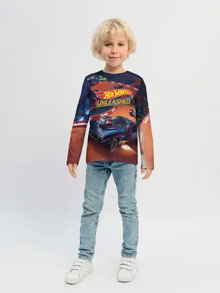 Детский лонгслив / Hot Wheels Unleashed