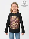 Детский лонгслив / Чеширский котик