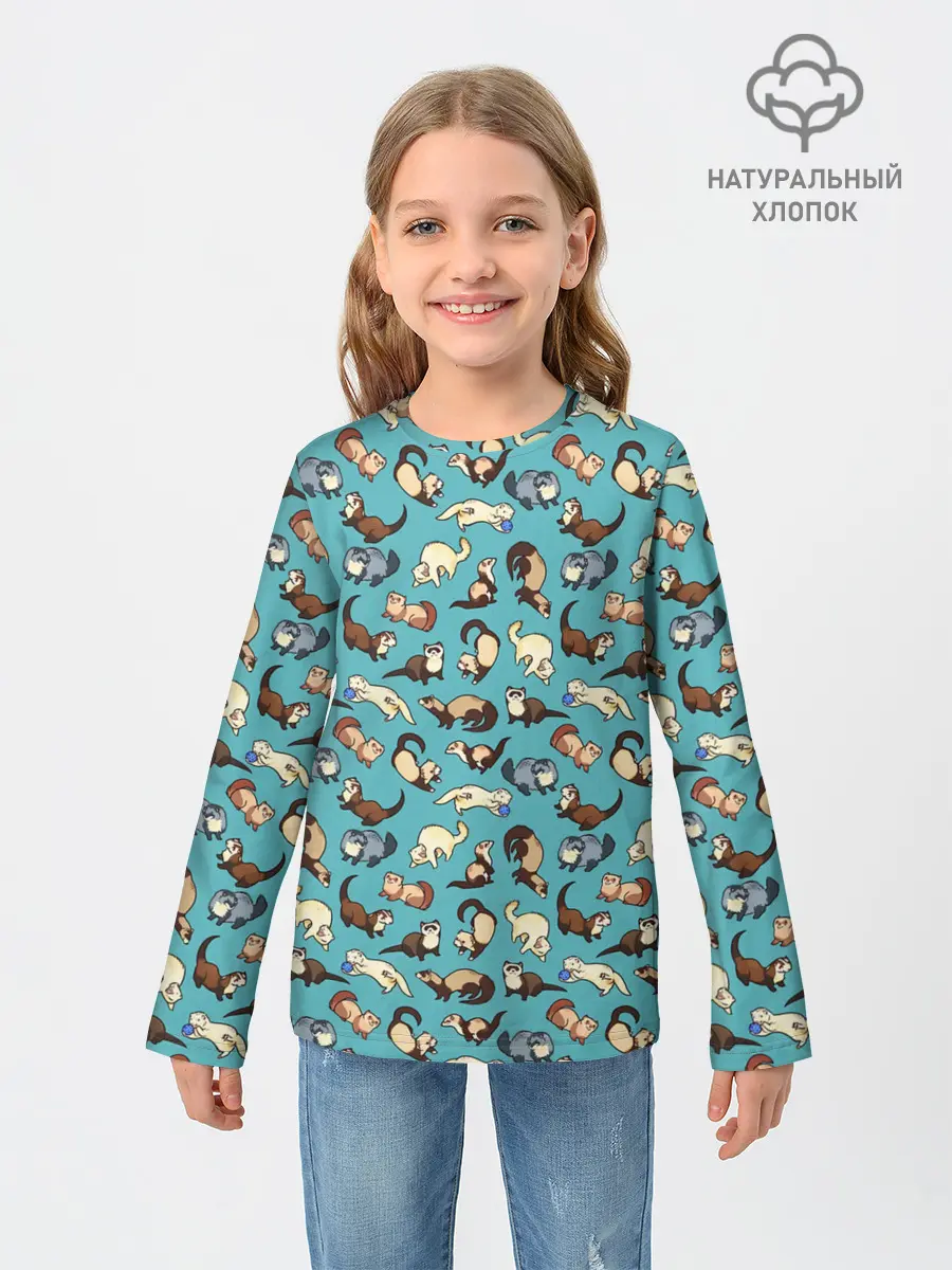 Детский лонгслив / Соболи