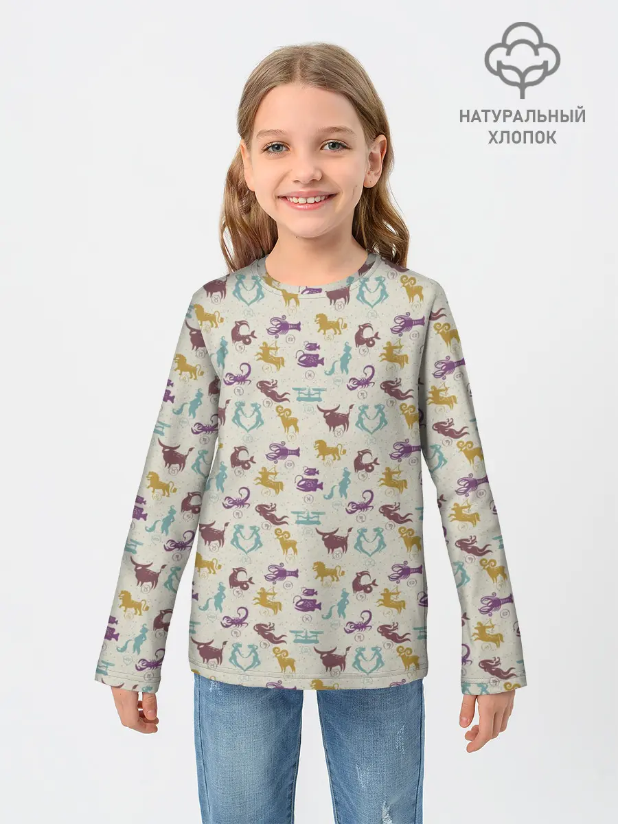 Детский лонгслив / Знаки Зодиака