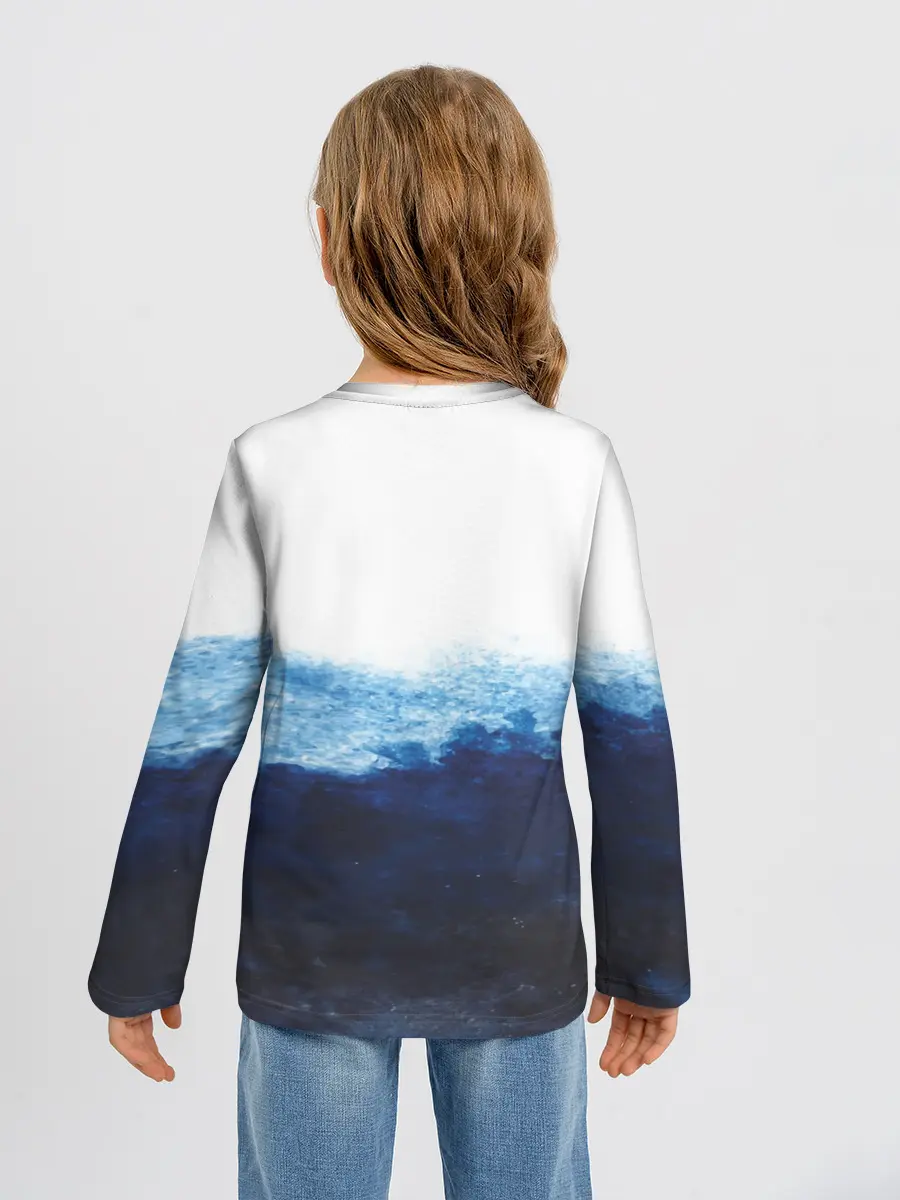 Детский лонгслив / Акула