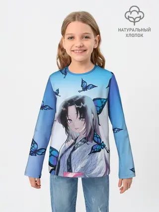 Детский лонгслив / ШИНОБУ КОЧО | KOCHO SHINOBU