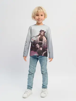 Детский лонгслив / КЛИНОК РАССЕКАЮЩИЙ ДЕМОНОВ