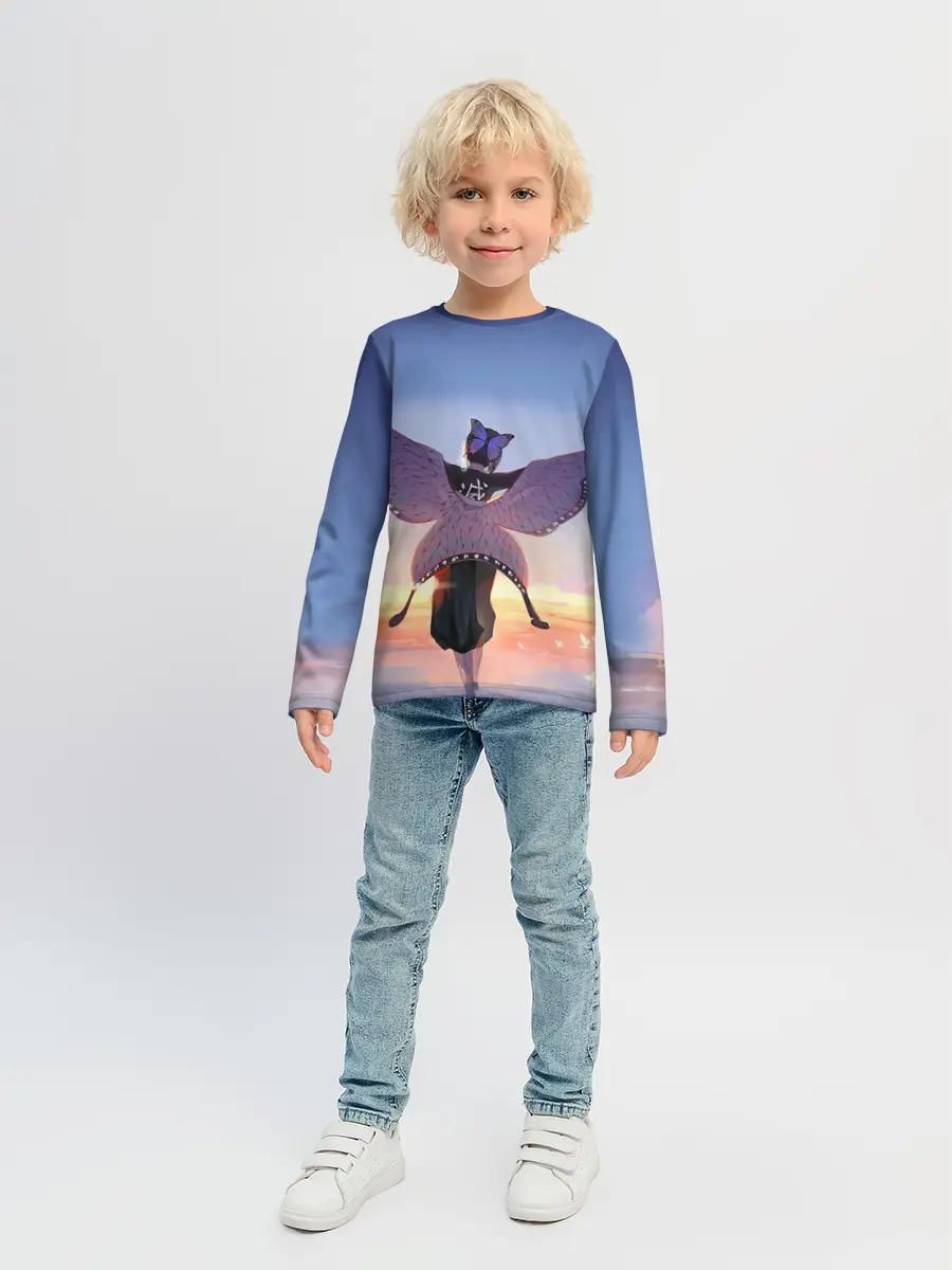 Детский лонгслив / КЛИНОК РАССЕКАЮЩИЙ ДЕМОНОВ