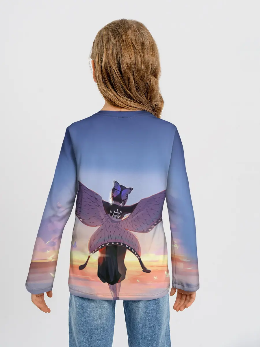 Детский лонгслив / КЛИНОК РАССЕКАЮЩИЙ ДЕМОНОВ