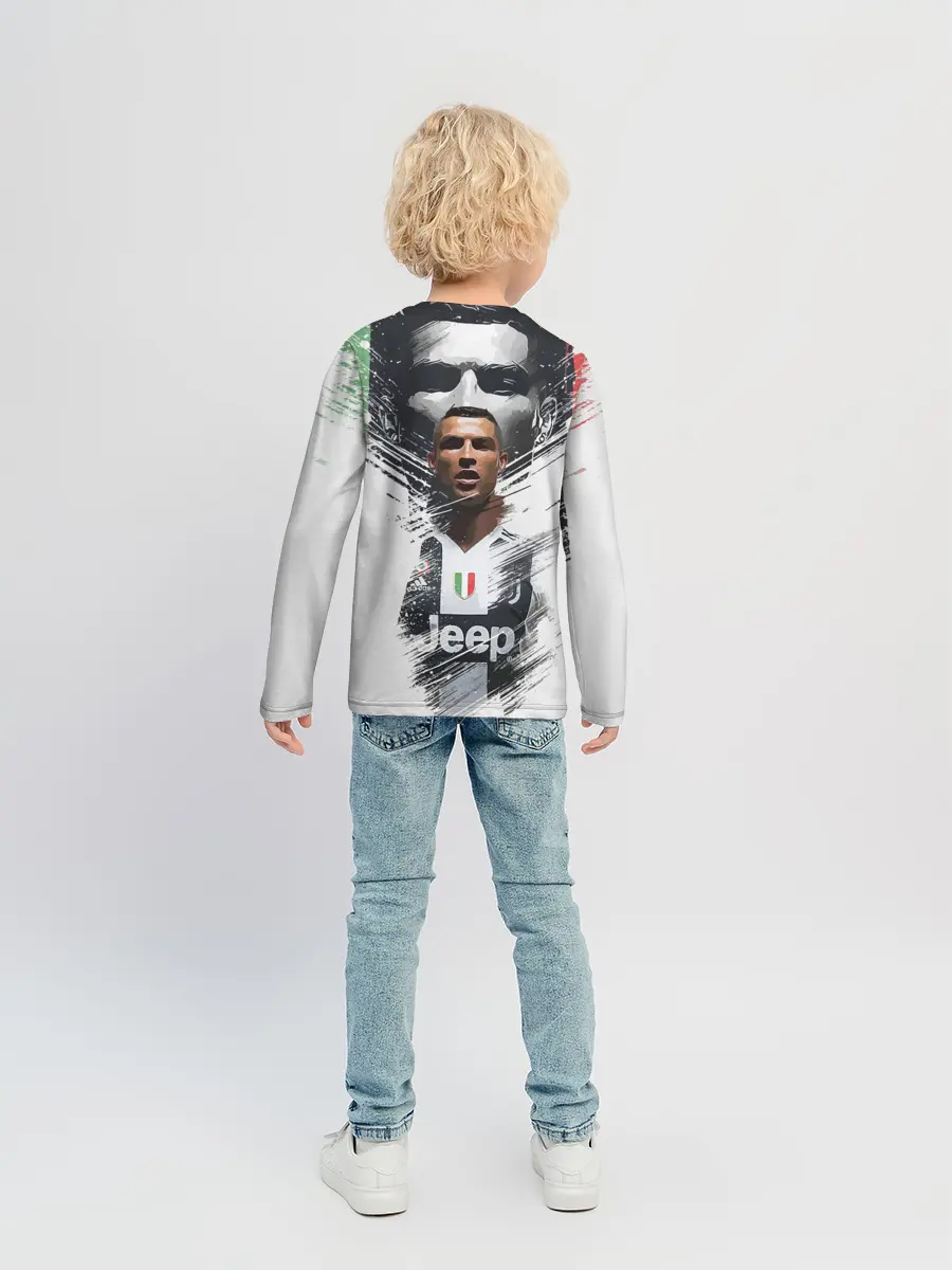 Детский лонгслив / Криштиану Роналду
