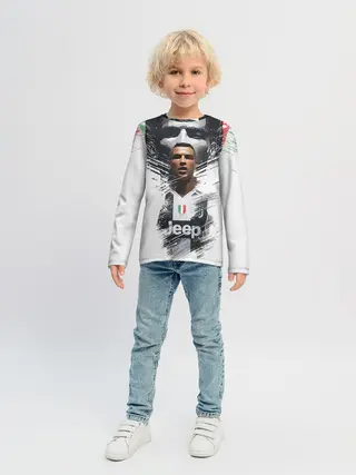 Детский лонгслив / Криштиану Роналду