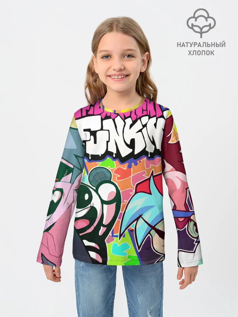 Детский лонгслив / Friday night funkin