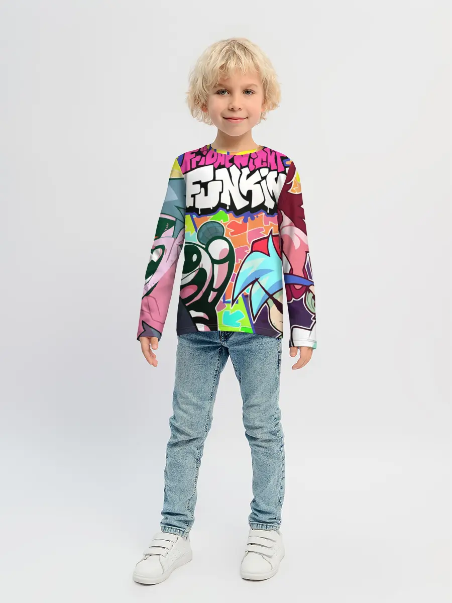 Детский лонгслив / Friday night funkin