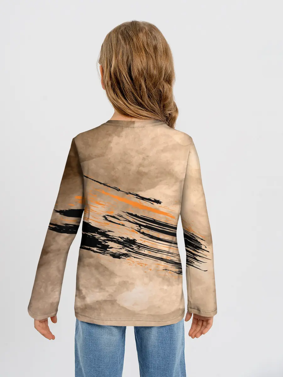 Детский лонгслив / Ни шагу назад!