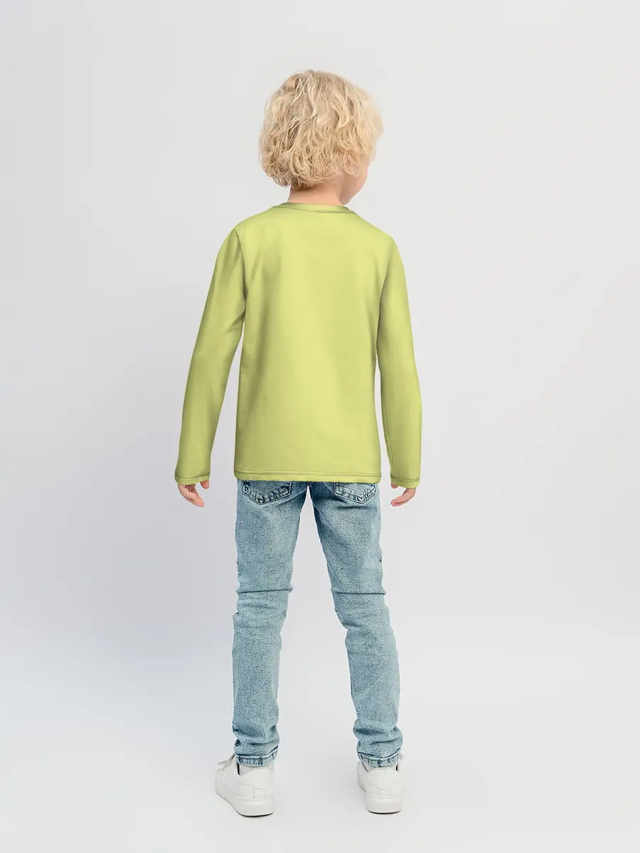 Детский лонгслив / Лиса на траве