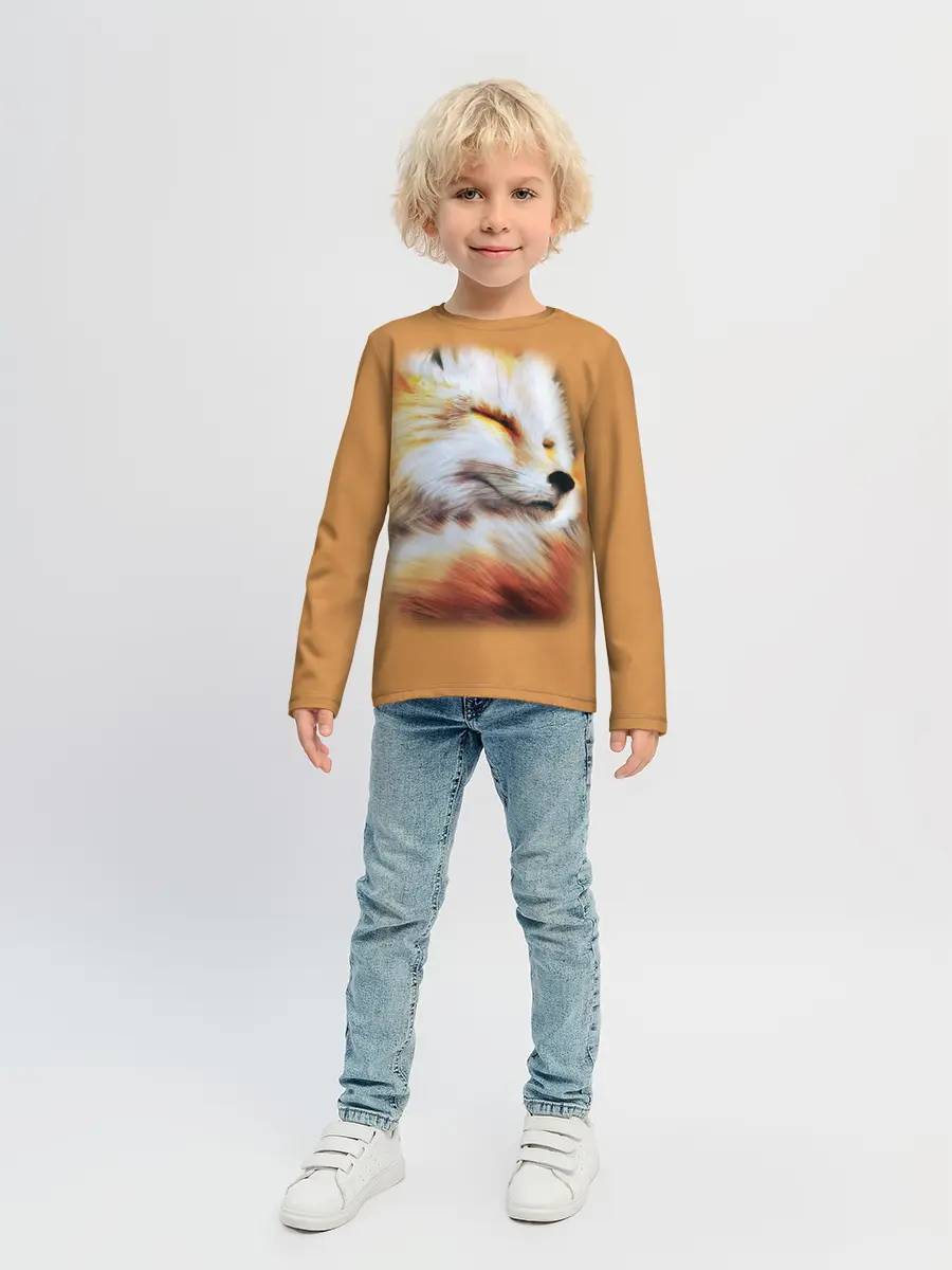 Детский лонгслив / Лисичка