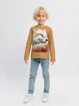Детский лонгслив / Лисичка