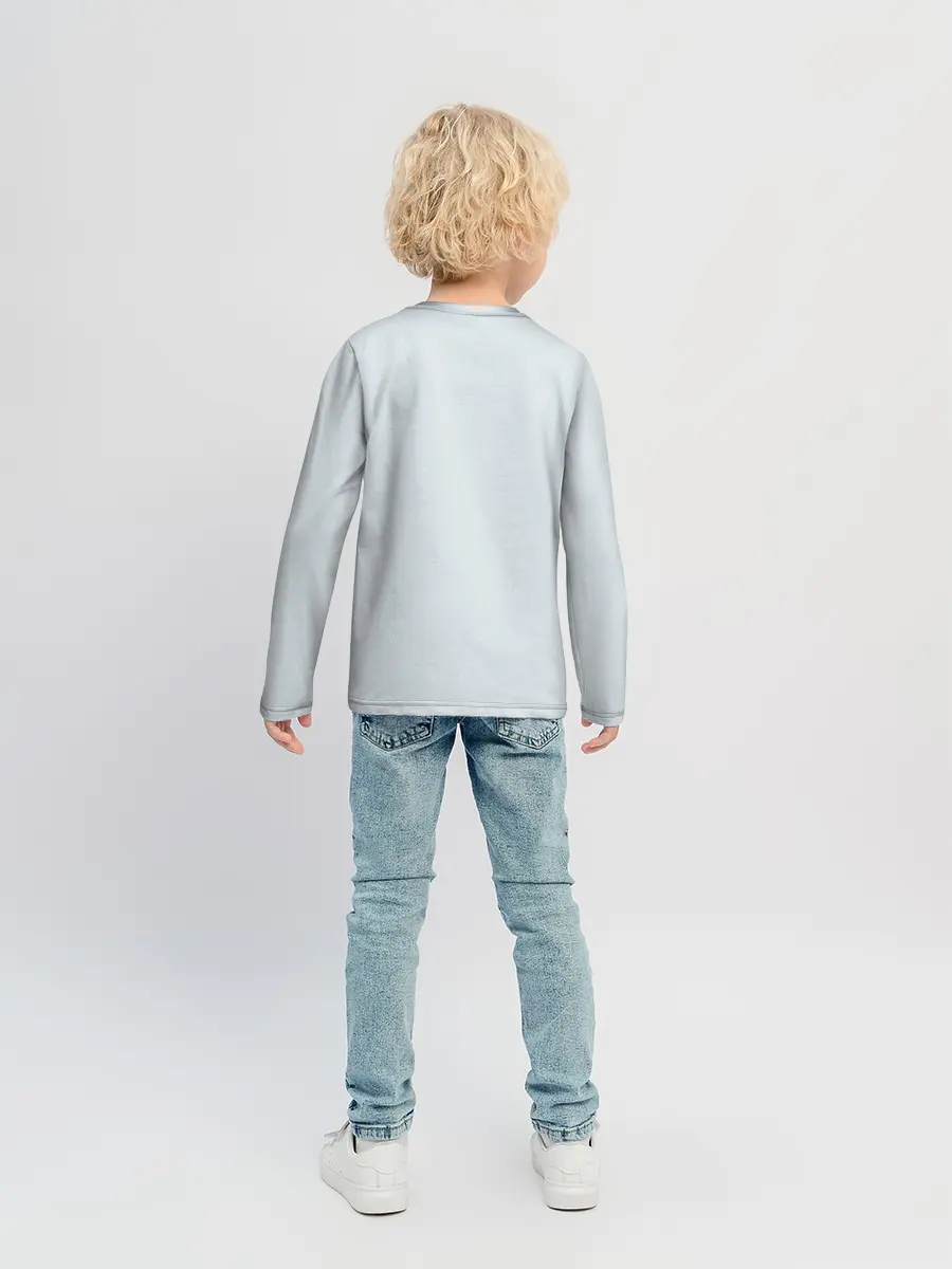 Детский лонгслив / Рыжая лиса