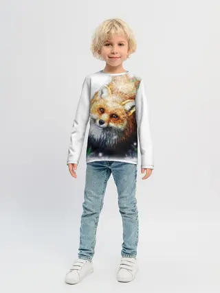 Детский лонгслив / Лиса