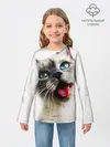 Детский лонгслив / Котик