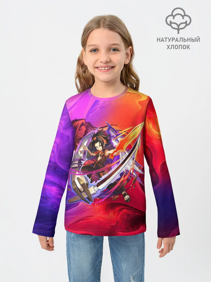 Детский лонгслив / Шаман Кинг | Йо Асакура