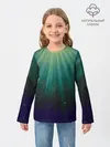 Детский лонгслив / Сияние 3D