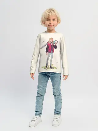 Детский лонгслив / Кавай