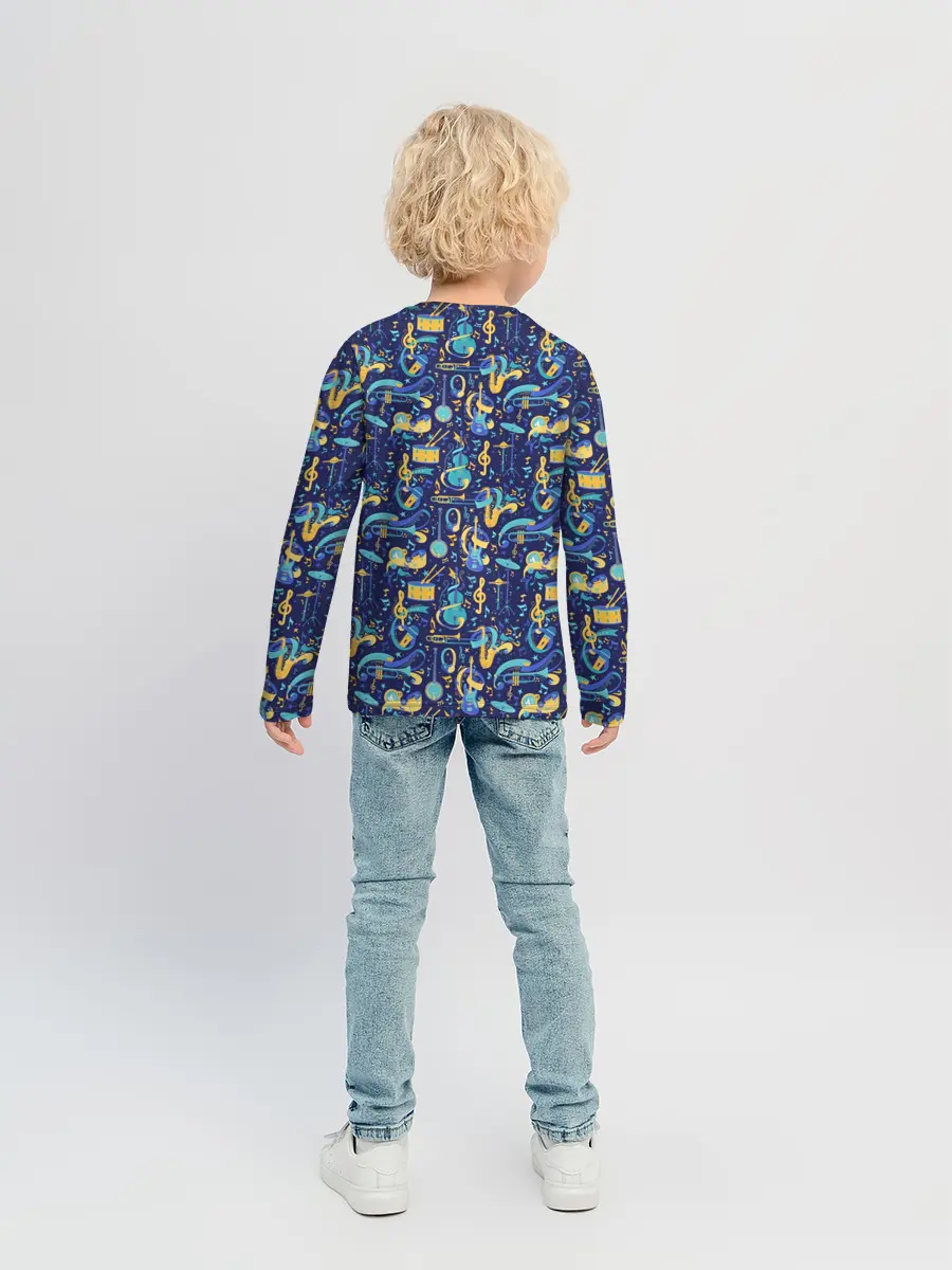 Детский лонгслив / Джаз
