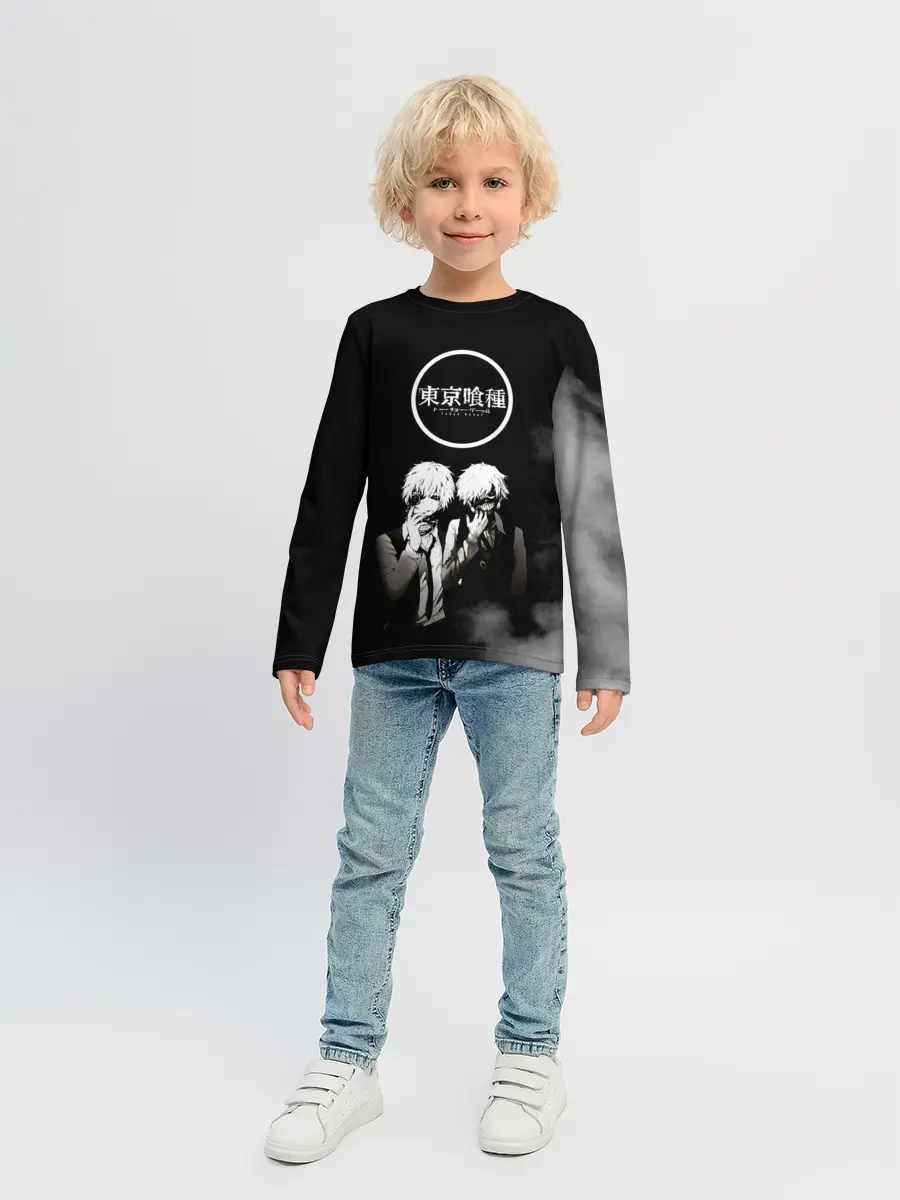 Детский лонгслив / Tokyo Ghoul двое гулей