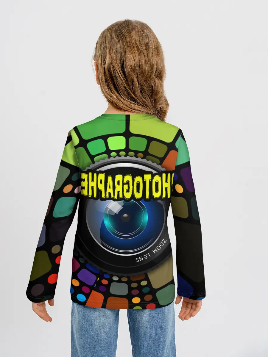 Детский лонгслив / Фотограф и объектив