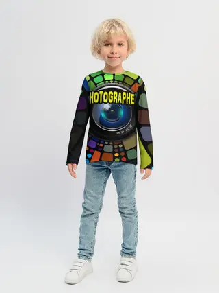 Детский лонгслив / Фотограф и объектив