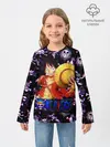 Детский лонгслив / Луффи One Piece | Glitch