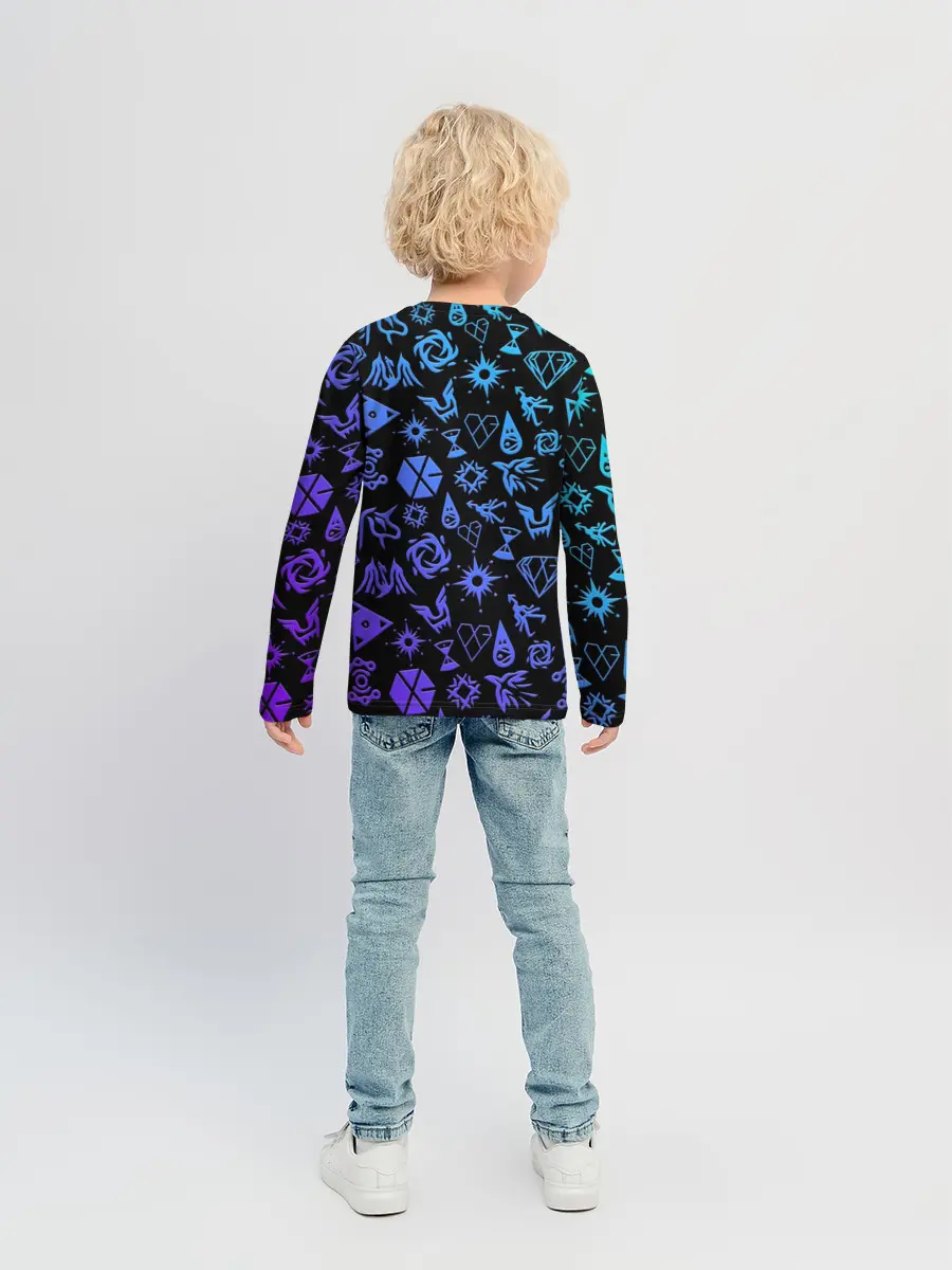 Детский лонгслив / EXO K-POP | LogoBombing