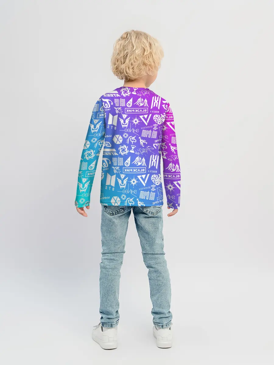 Детский лонгслив / K-POP | Лучшие Группы