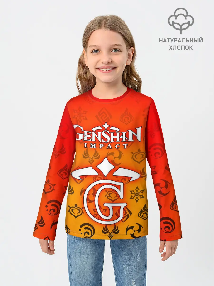 Детский лонгслив / GENSHIN IMPACT