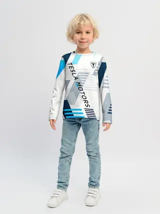 Детский лонгслив / Tesla