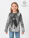 Детский лонгслив / Cartoon cat
